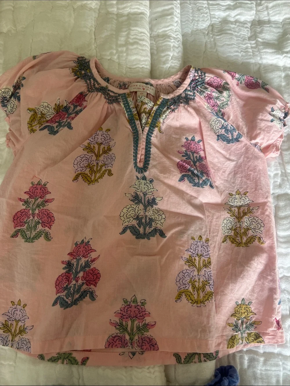 Pink Chicken top and short, 6